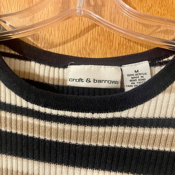 Striped Ribbed Knit Top - Picture 2 of 3